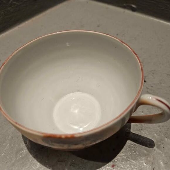 Ceramic Teacup Japanese Hand Painted - Picture 2 of 5